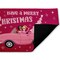 Stupell Industries Midcentury Pink Christmas Printed Outdoor Door Mat, design by Darlene Seale, 18"x30"